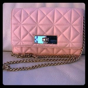 Kate Spade quilted pink crossbody preloved